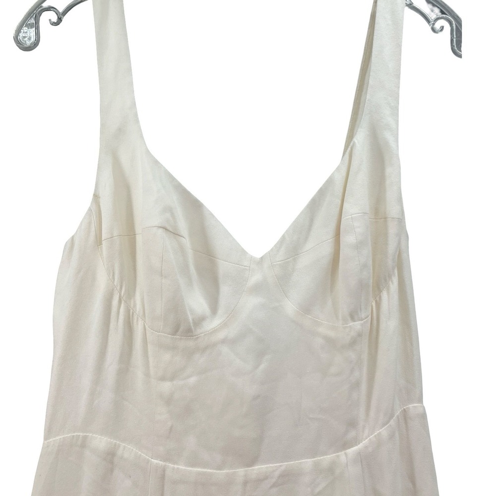 Reformation Dress Winslow Size 8 Ivory NWT - Picture 3 of 8